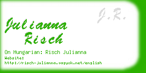 julianna risch business card